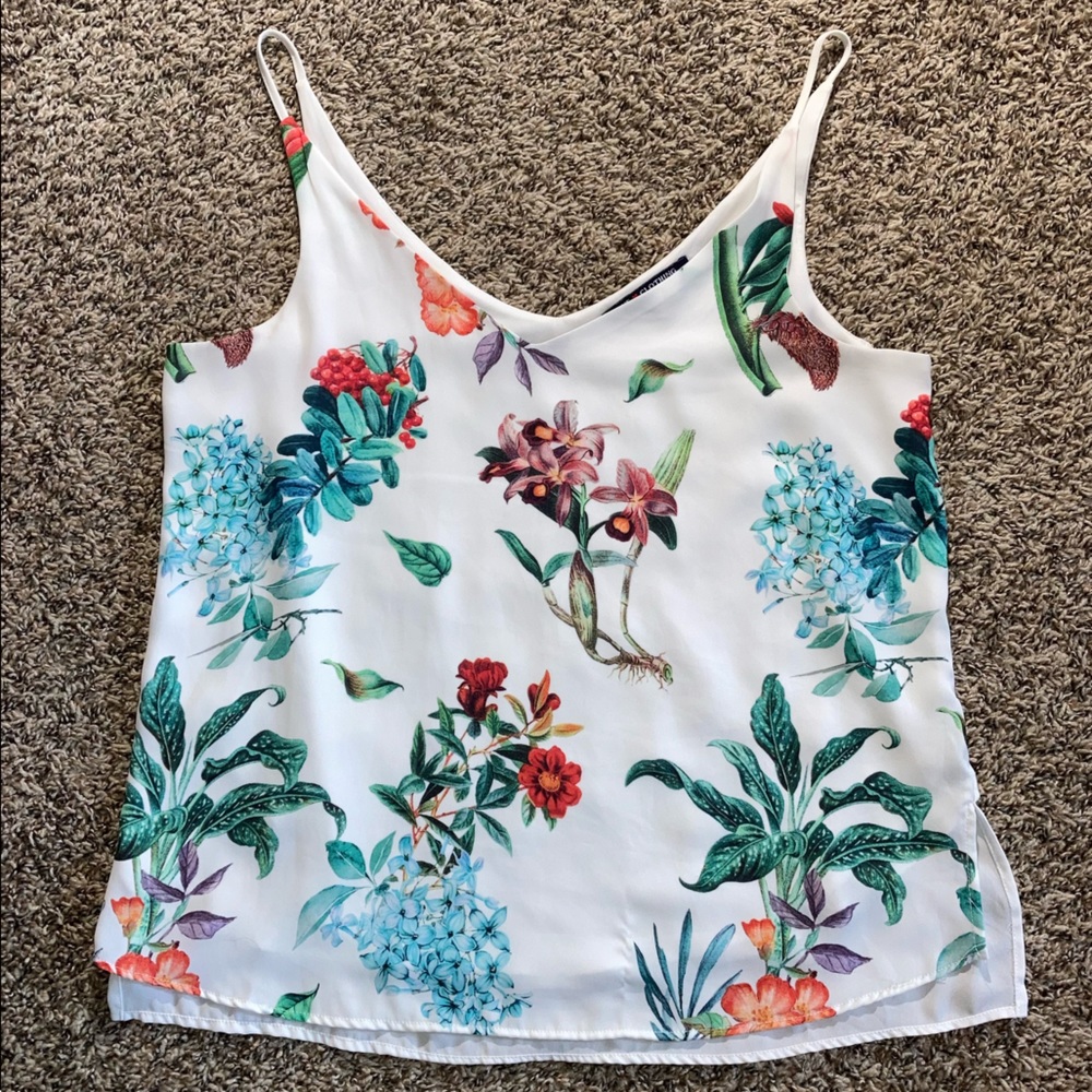 Floral Printed Camisole Blouse